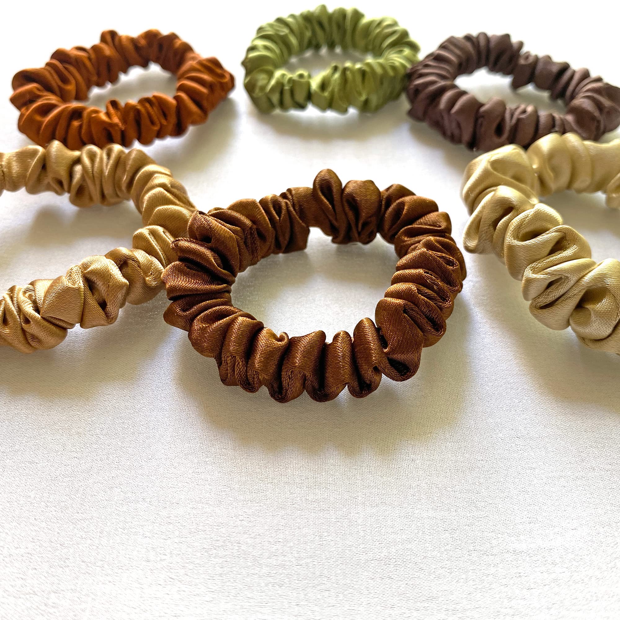 silvr bear six earthy tones laid flat showing color variety for outfit matching