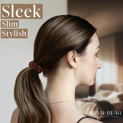 silvr bear elastic core detail showing durable stretch for secure hold benefit