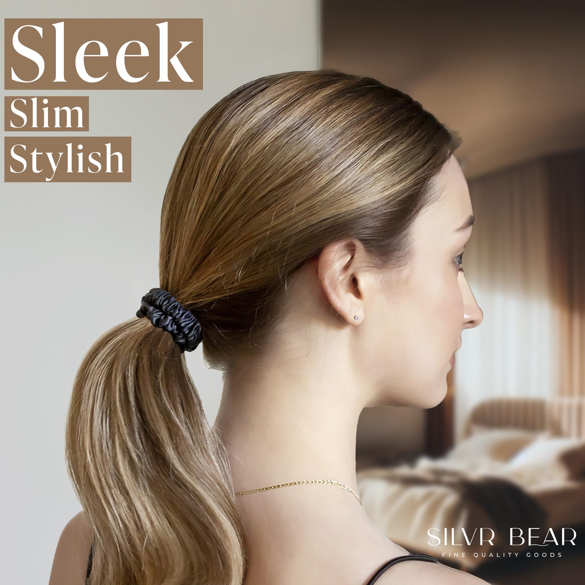 Silvr Bear elastic core and stitching detail showing durable construction and long-lasting stretch benefit