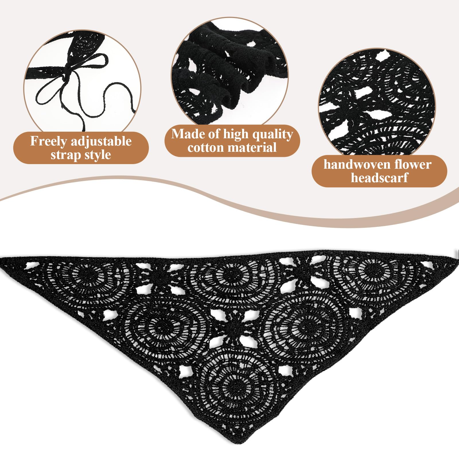 simarro folded as wide headband demonstrating gentle hold without pressure