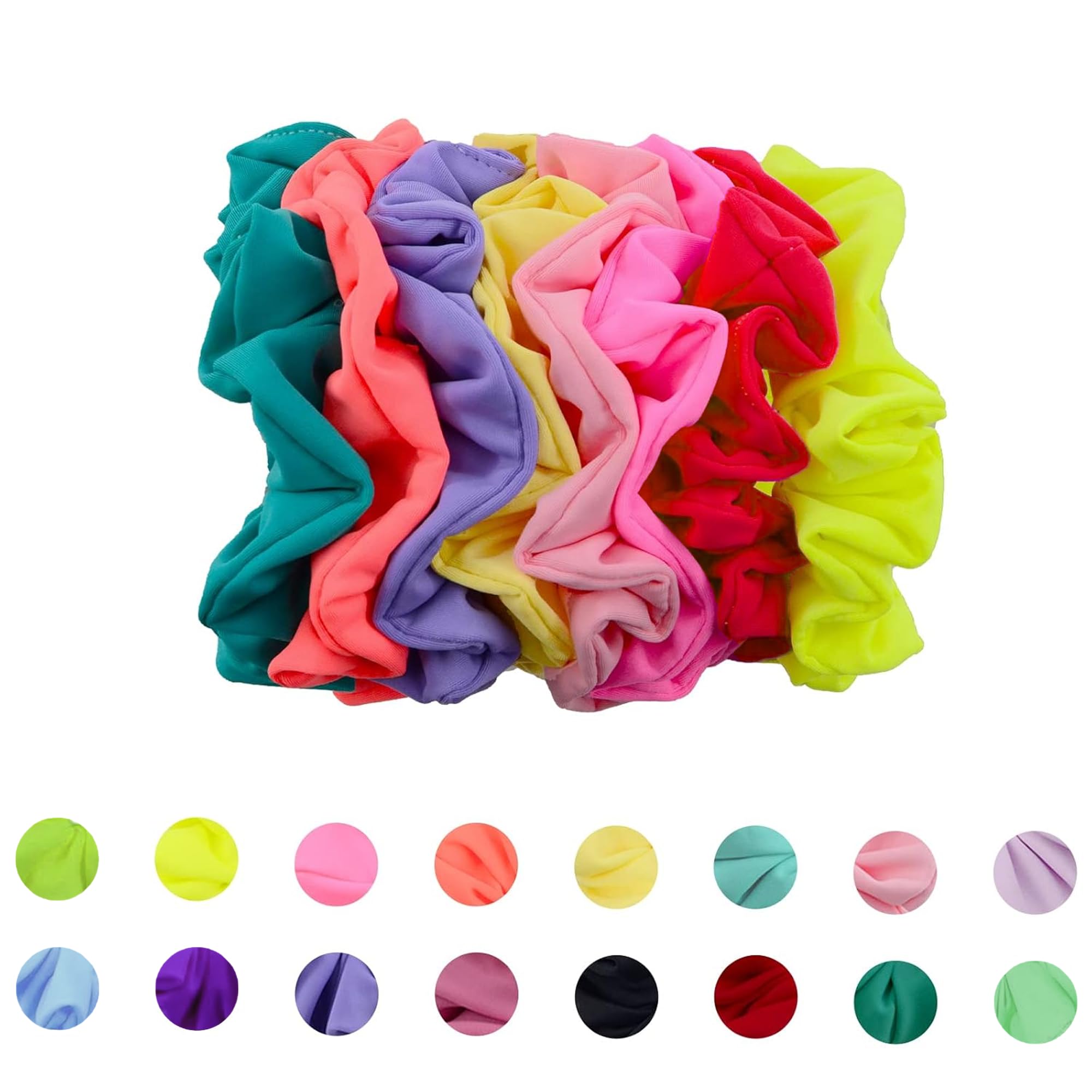 Simnice scrunchie with water droplets showing quick-dry benefit