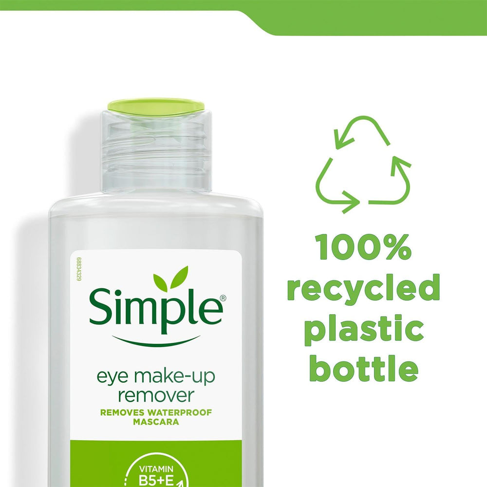 Simple contact lens safe demo illustrating gentle formula for wearers