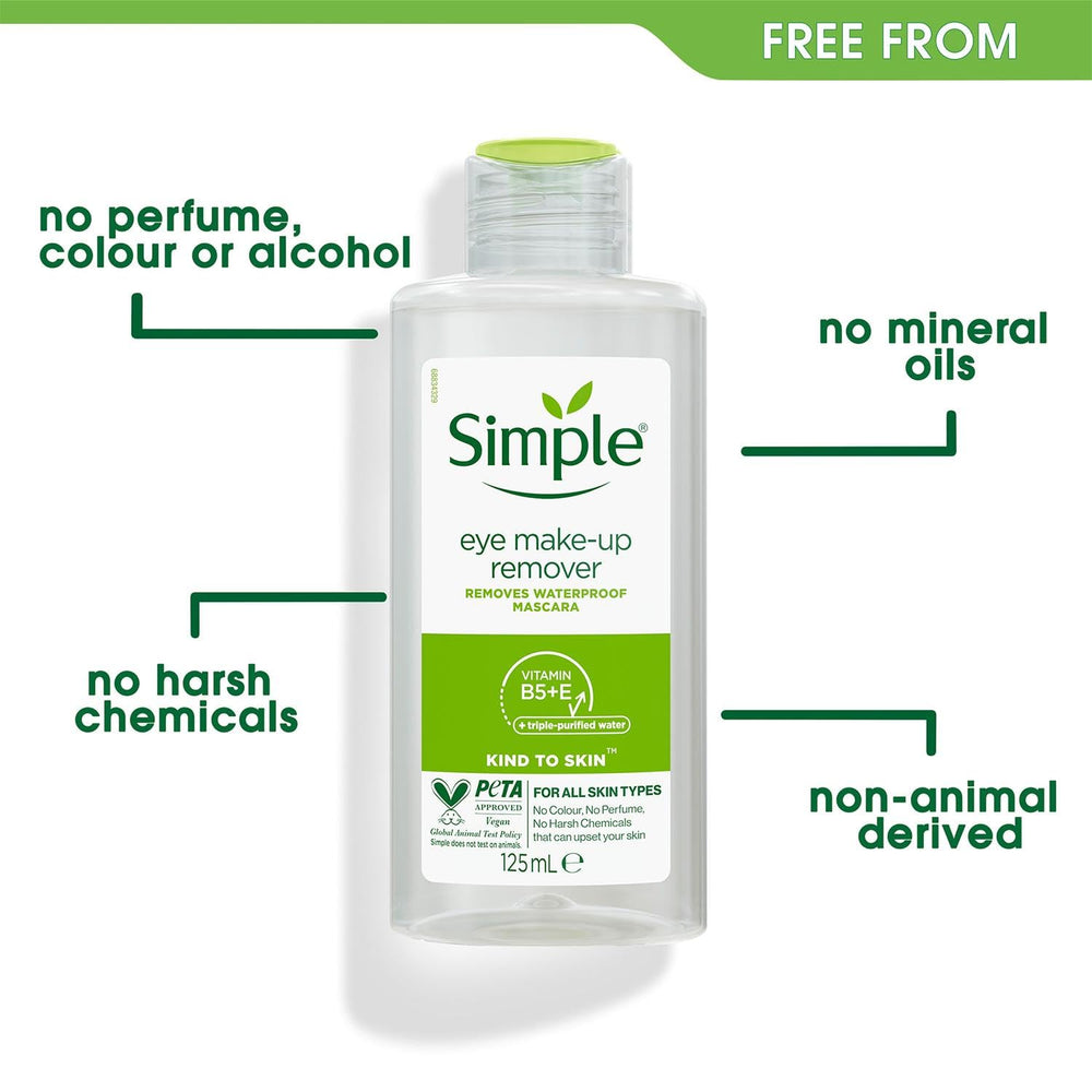 Simple product label and ingredients list, transparency and gentle formulation benefit