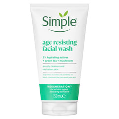 Simple front packaging showing 150 ml bottle and gentle formula benefits
