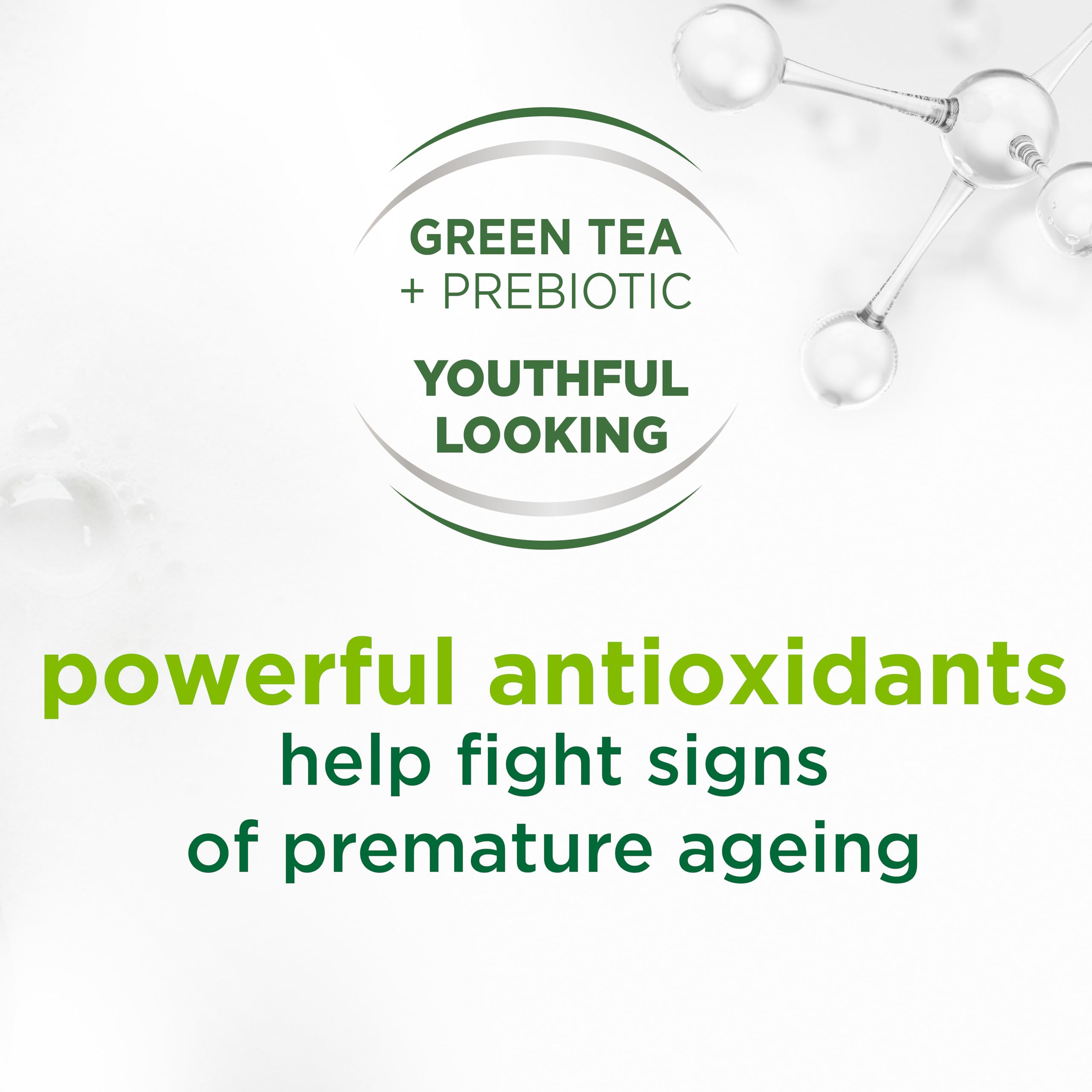 Simple ingredient label close-up showing key actives for skin support