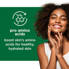 Simple pouring wash onto hand demonstrating easy application and hydration