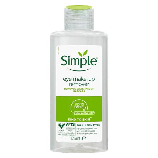 Simple front packaging showing bottle and clear gentle formula benefit