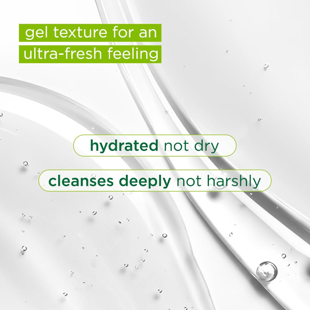 Simple gel texture closeup showing lightweight, non-greasy formula