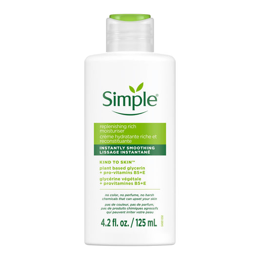 Simple front packaging showing jar and benefit of gentle hydration