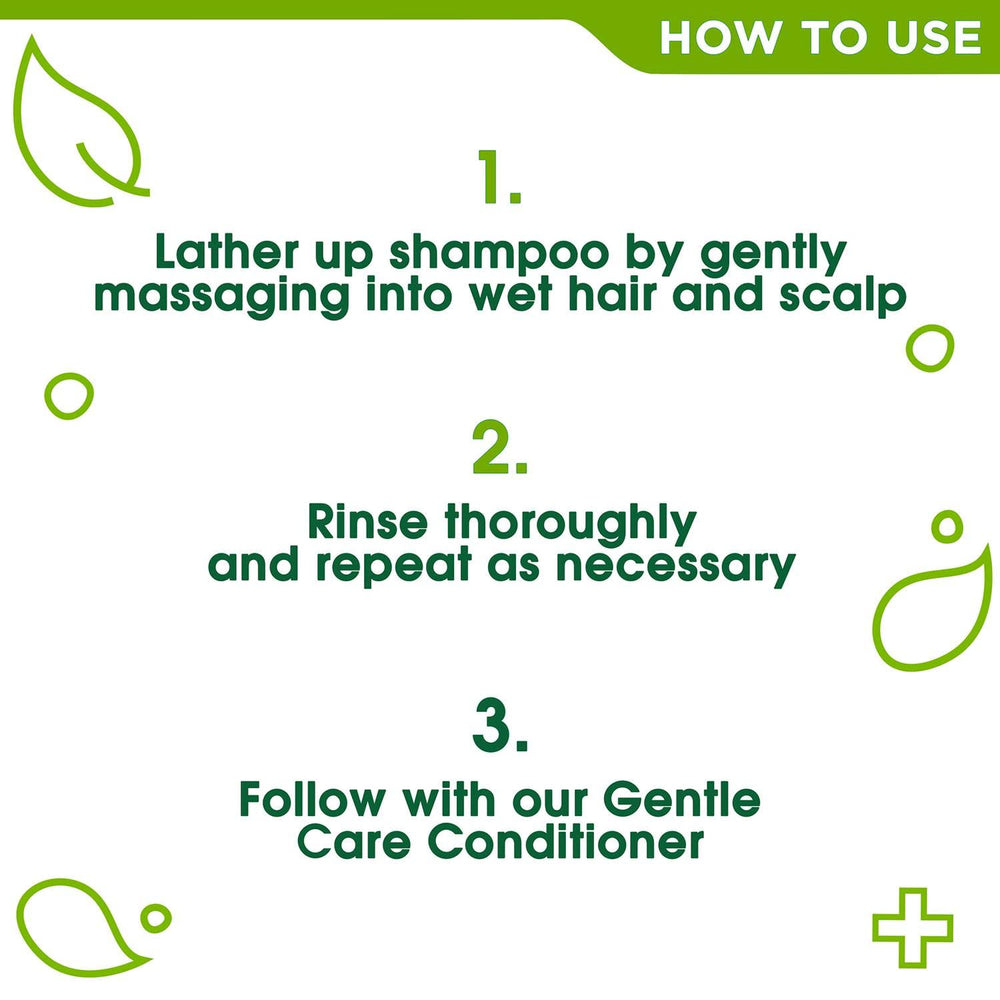 Simple shampoo beside conditioner indicating complementary hair care benefit