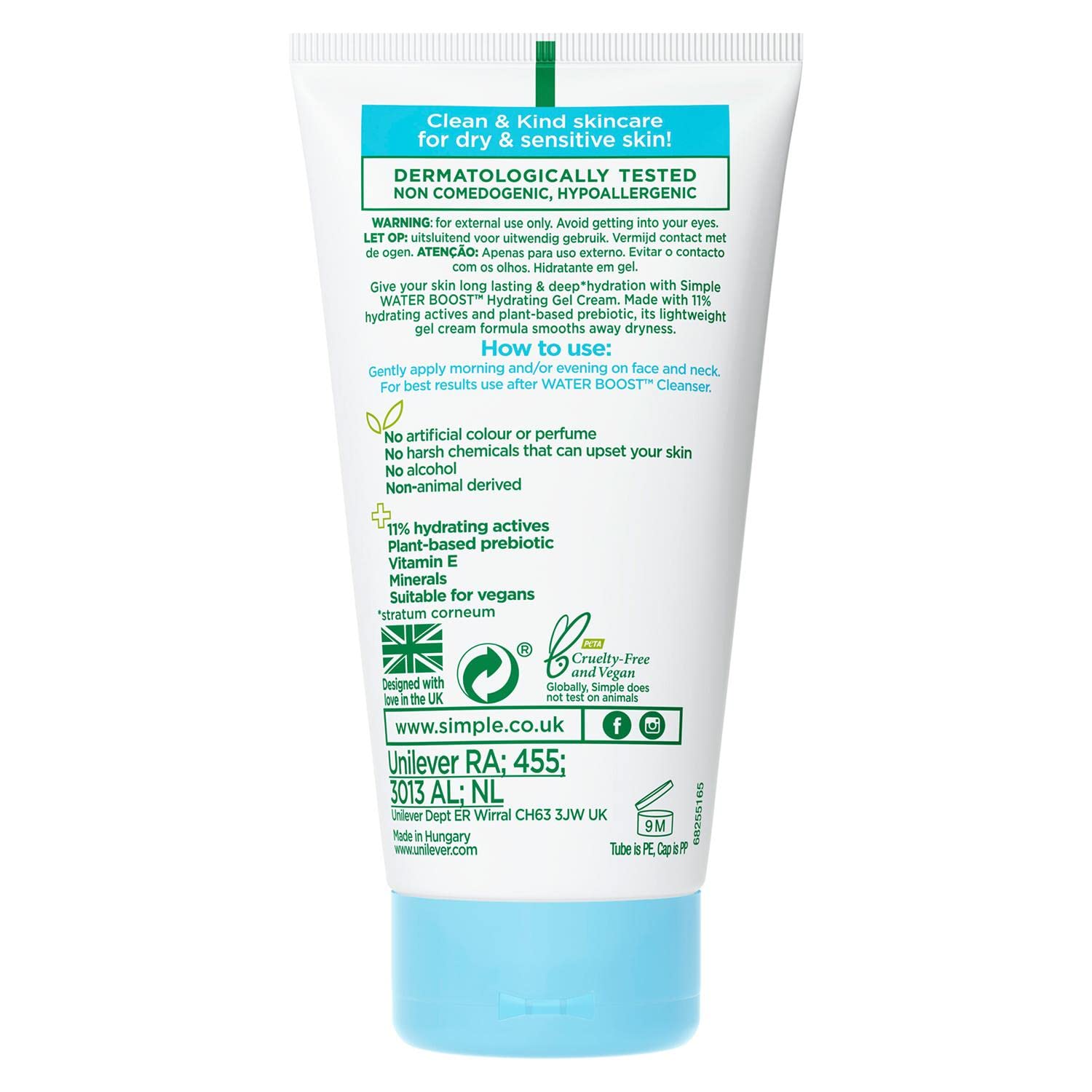 Simple jar opened to reveal gel-cream texture and lightweight hydration