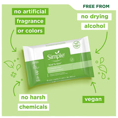 Simple wipe removing eye makeup gently from closed eyelid
