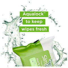 Simple wipe soaked in cleansing solution demonstrating effective removal