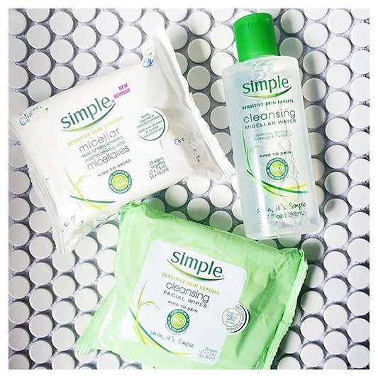 Close-up of Simple wipe texture showing softness and gentle cleanse