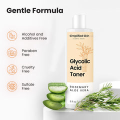Simplified Skin on bathroom shelf lifestyle shot suggesting daily routine use
