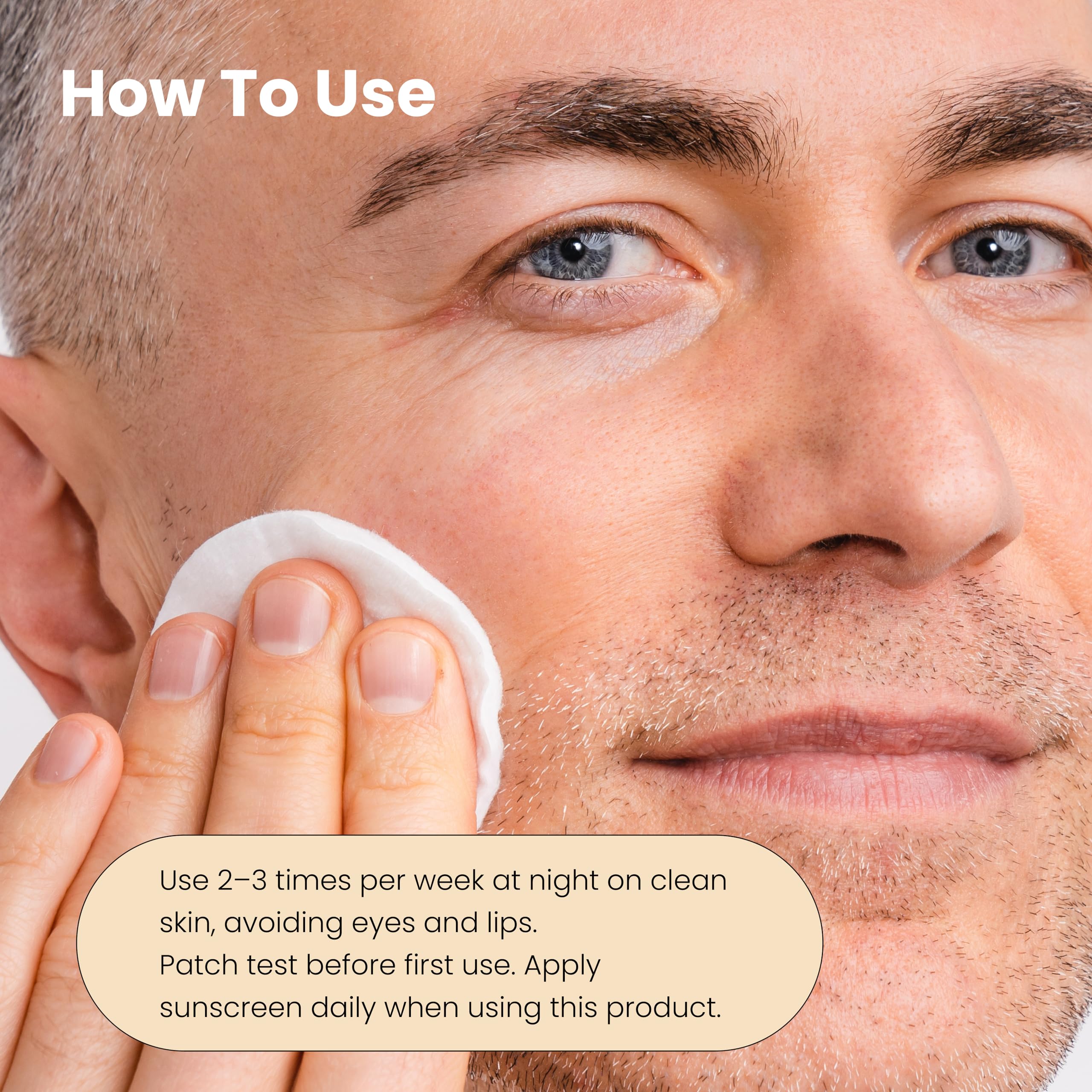 Simplified Skin applied to underarm demonstrating odor-control exfoliation