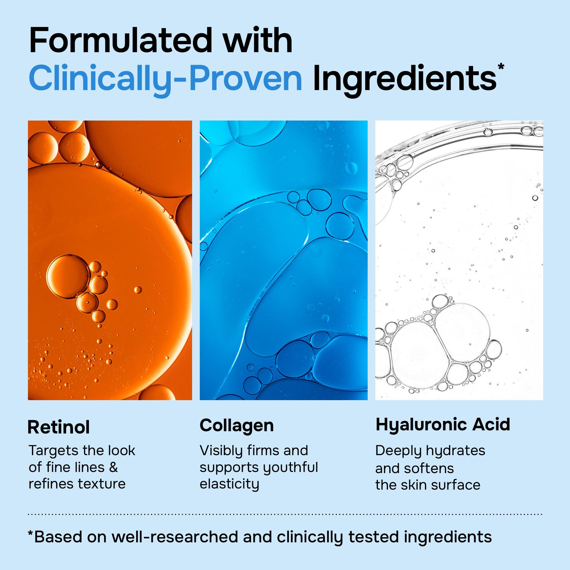 SimplyVital applied to neck and jawline illustrating targeted firming benefit