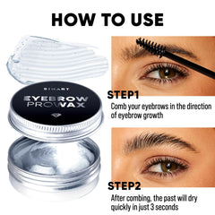 SINART before and after showing laminated fluffy brows and visible lift