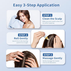 Singrace application on hairline demonstrating controlled placement to treat sparse areas