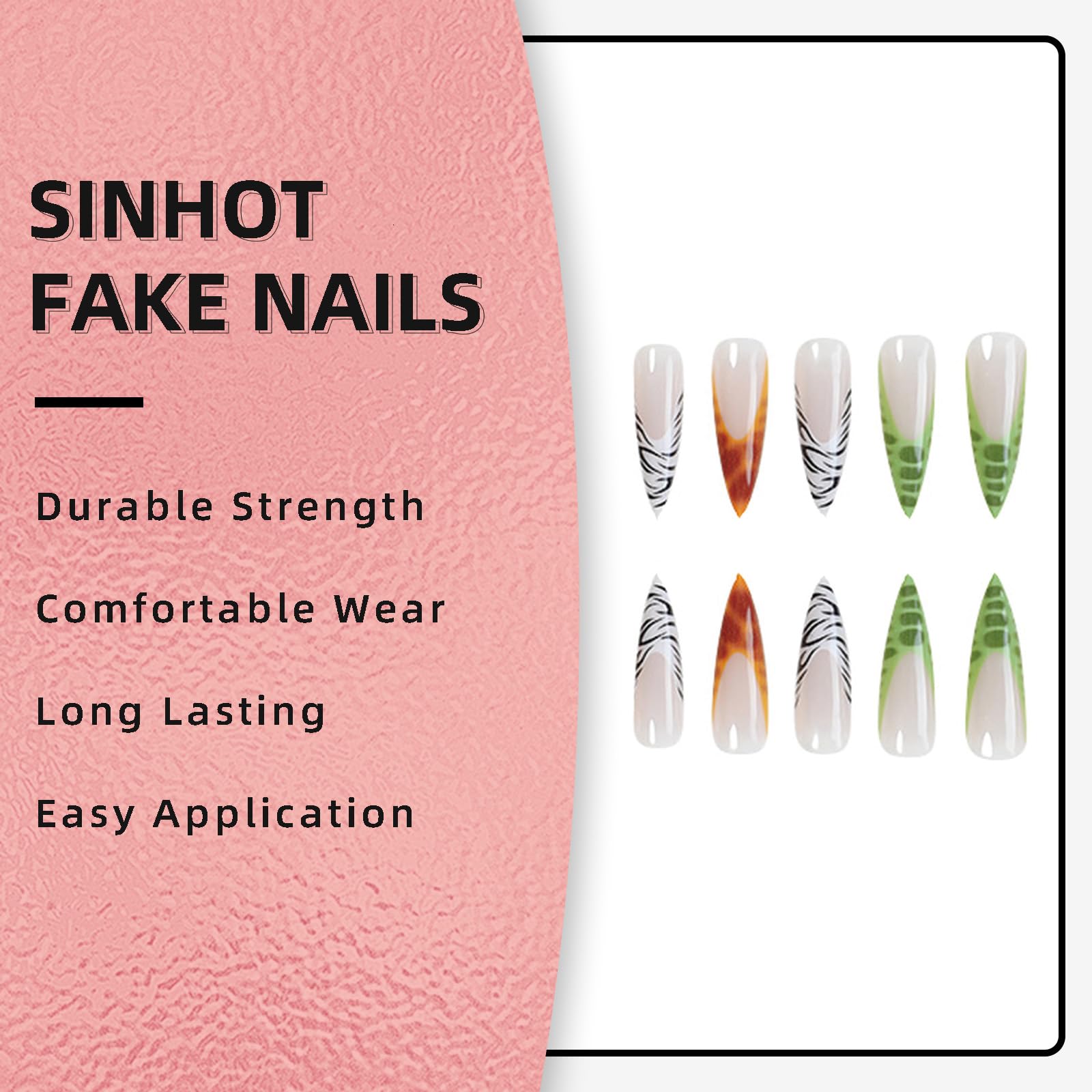 SINHOT application demonstration pressing nail on finger for quick at-home use
