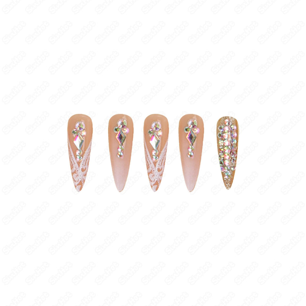 SINHOT nails displayed in hand to show real-life size and scale benefit