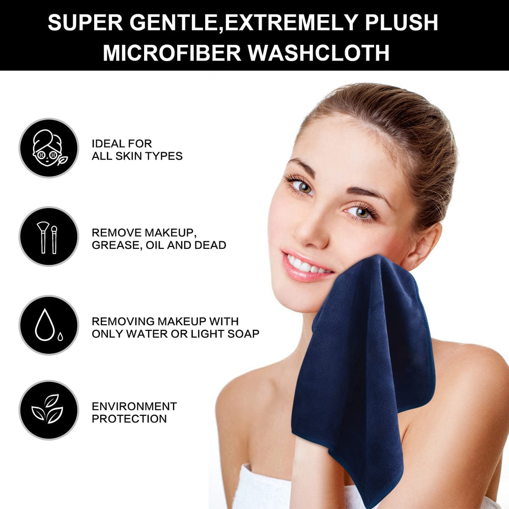 SINLAND close-up of microfiber texture revealing fine fibers for thorough, gentle cleansing