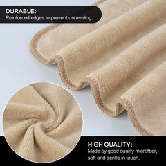 SINLAND close-up of microfiber weave showing fine fibers for gentle cleansing
