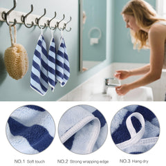 SINLAND cloth held in hand to show 12x12-inch size and easy handling