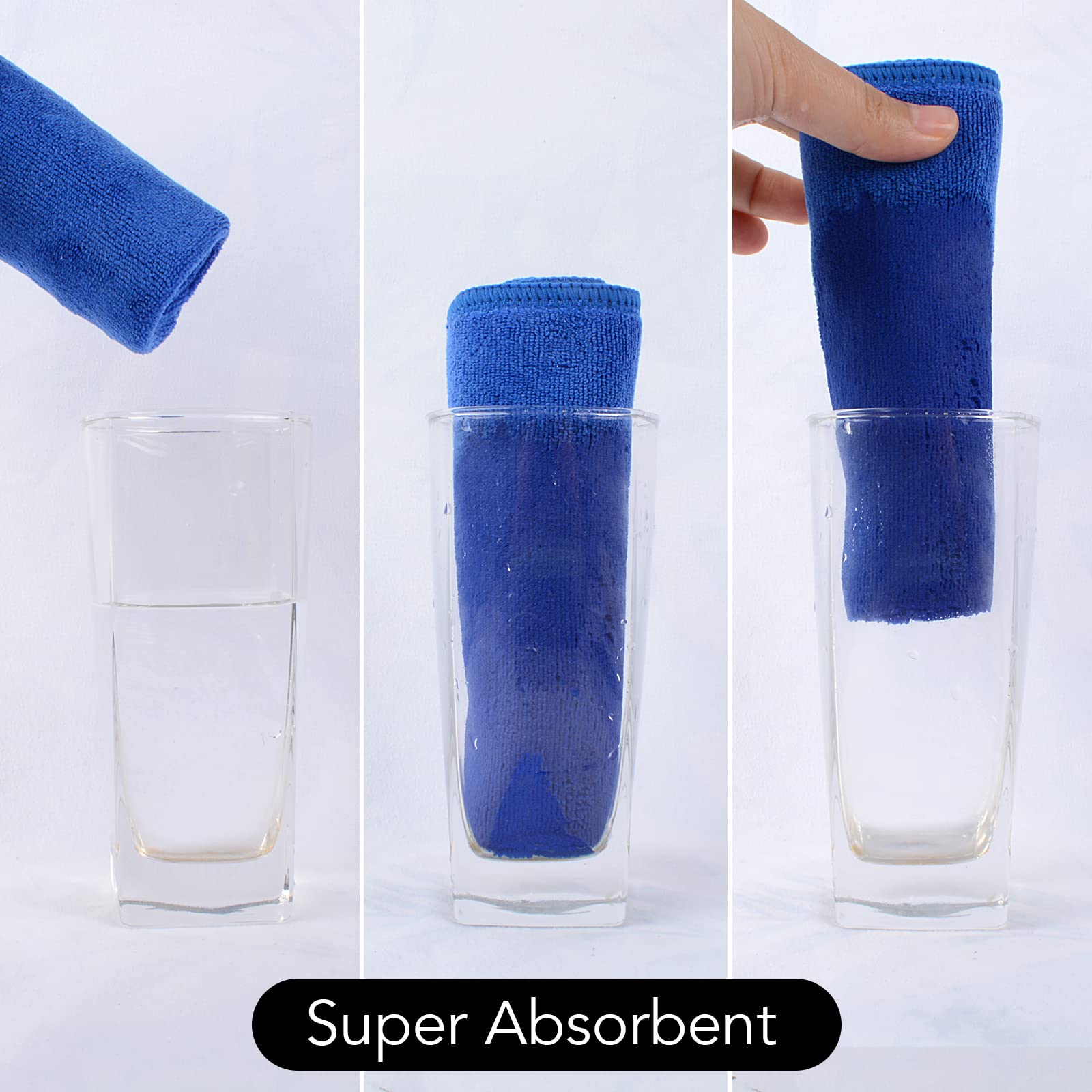 SINLAND damp cloth half-dry demonstrating quick-drying performance
