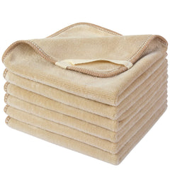 SINLAND folded stack of cream washcloths showing neat packaging and soft texture