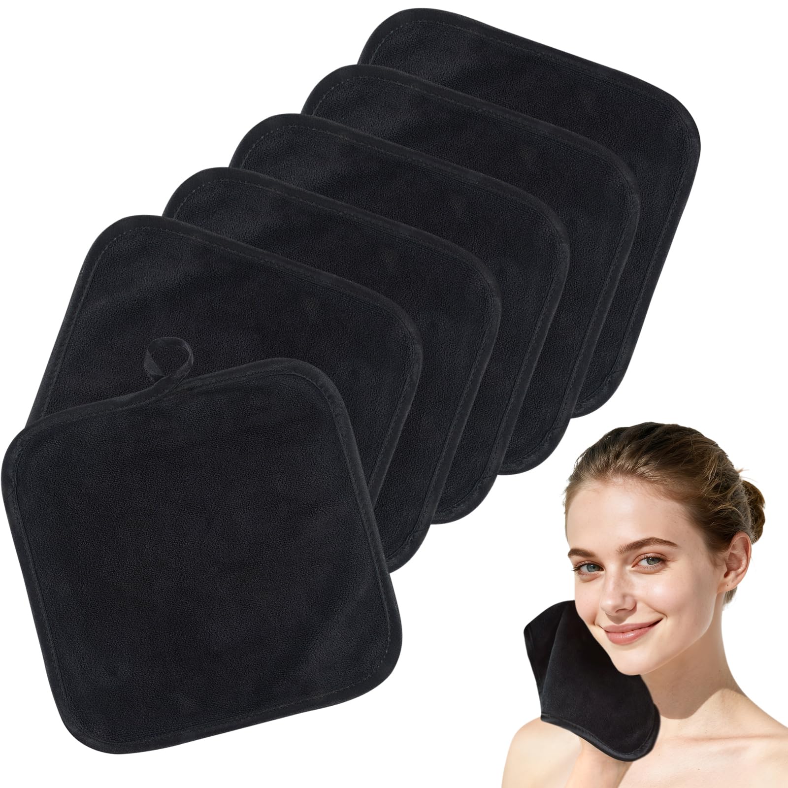 SINLAND front packaging showing multiple fast-drying facial cloths, convenient storage