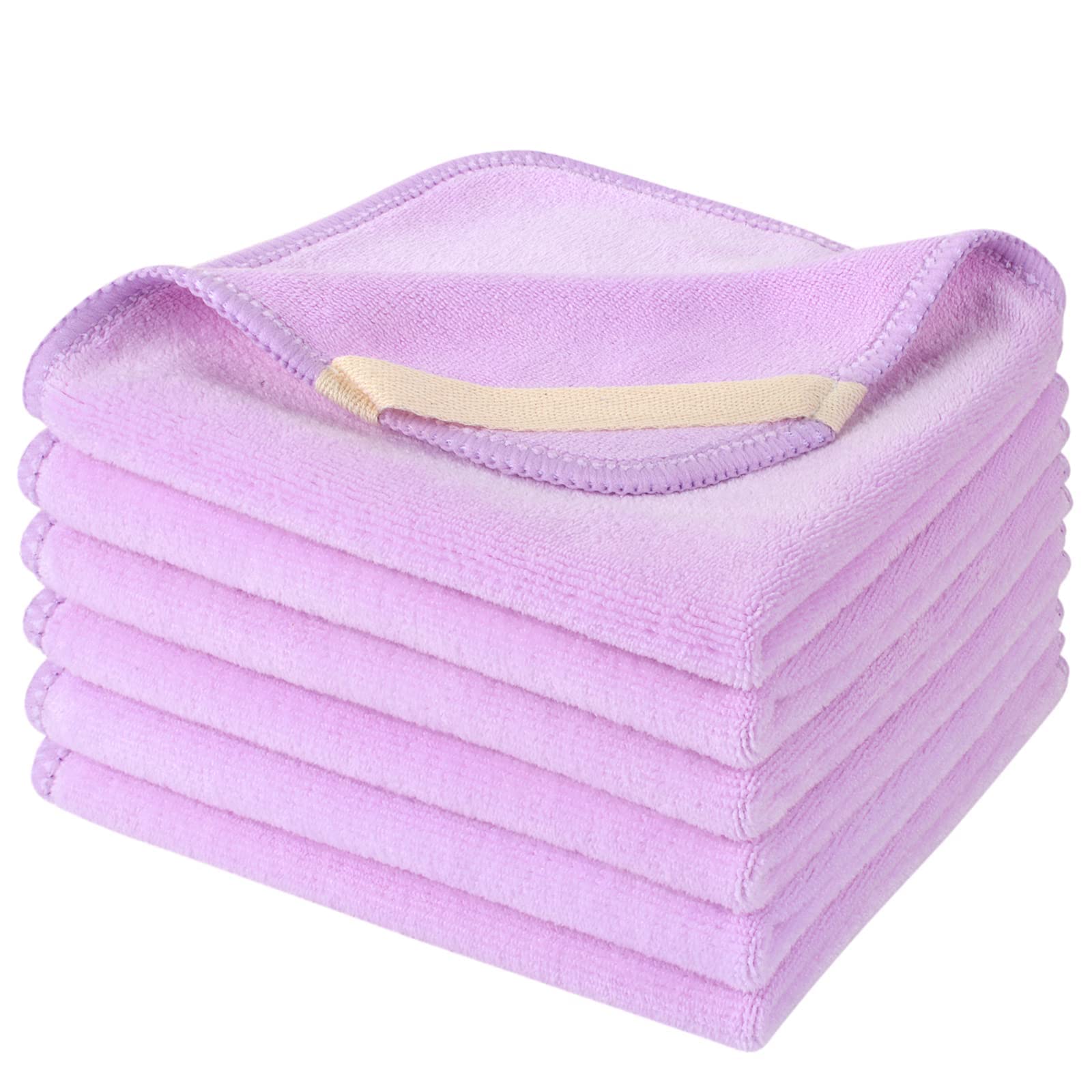 SINLAND front packaging showing six light purple cloths and product benefit