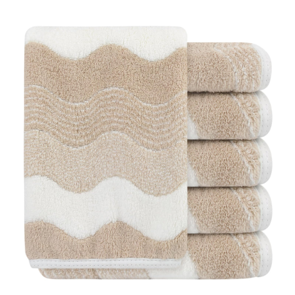 SINLAND front view of washcloth pack showing soft towels and value