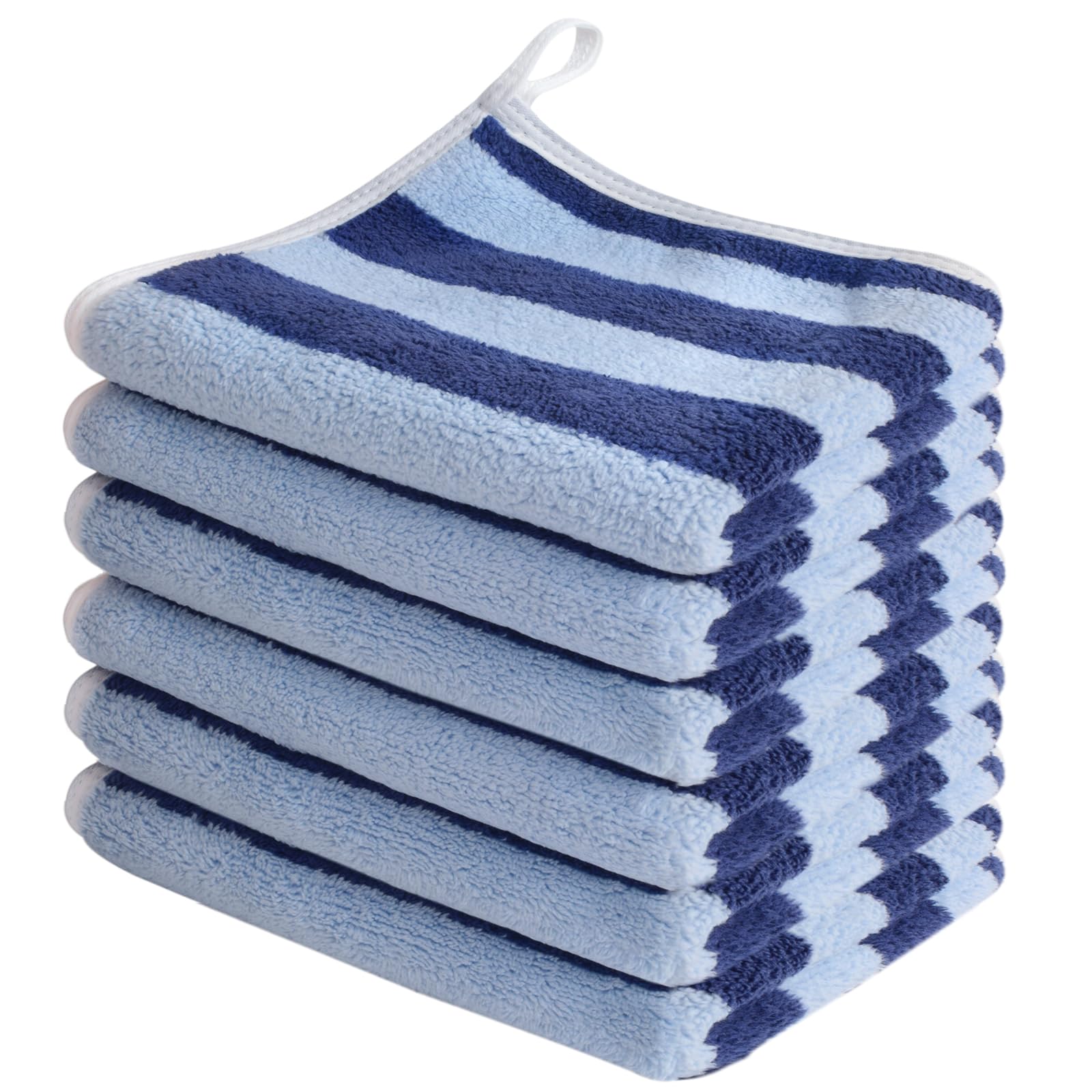 SINLAND front view of folded face cloths showing compact packaging and convenience