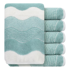 SINLAND front packaging showing towel set and benefits