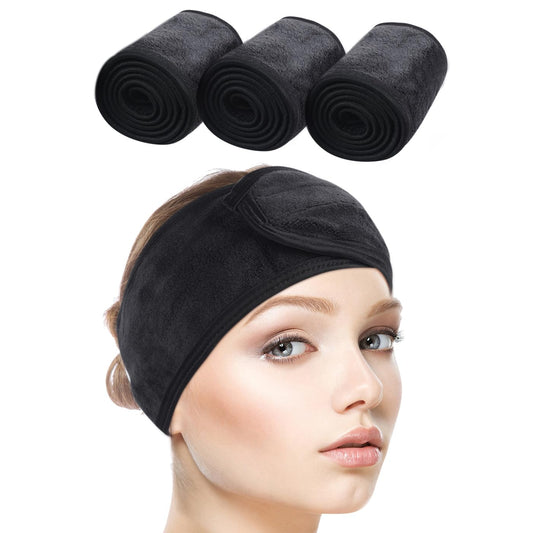 SINLAND headband front view showing full coverage and neat edges benefit: secure fit