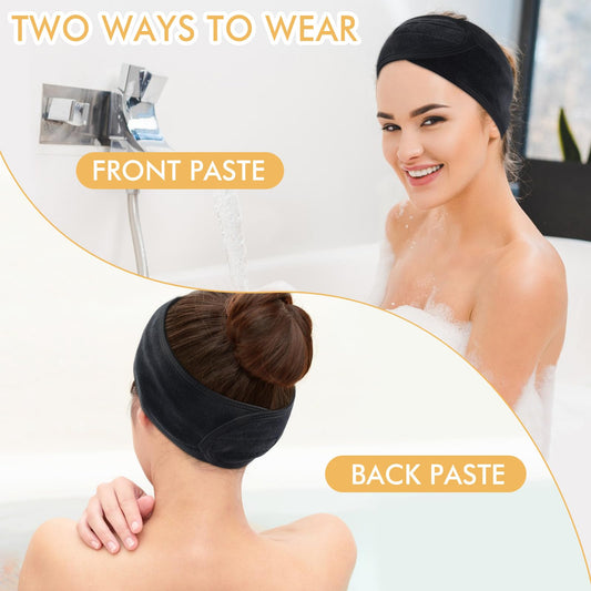 SINLAND headband magic tape detail with adjustable closure benefit: customizable fit