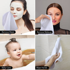 SINLAND cloth on bathroom vanity showing convenient everyday skincare use