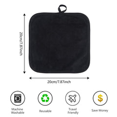 SINLAND microfiber close-up texture highlighting absorbent fibers for gentle cleansing