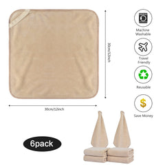 SINLAND washcloth packed in toiletry bag showing travel convenience