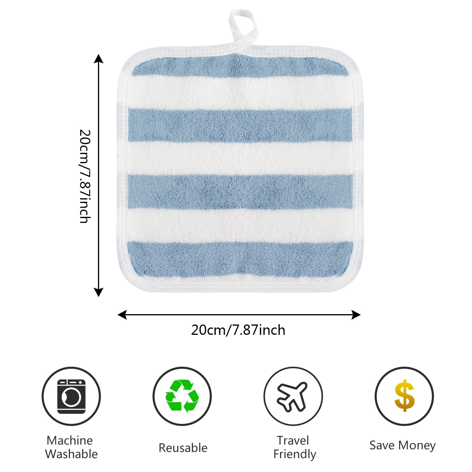 SINLAND microfiber texture close-up revealing soft fibers for gentle cleansing