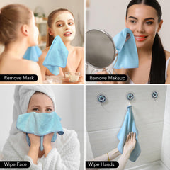 SINLAND travel-ready washcloth with case for on-the-go use