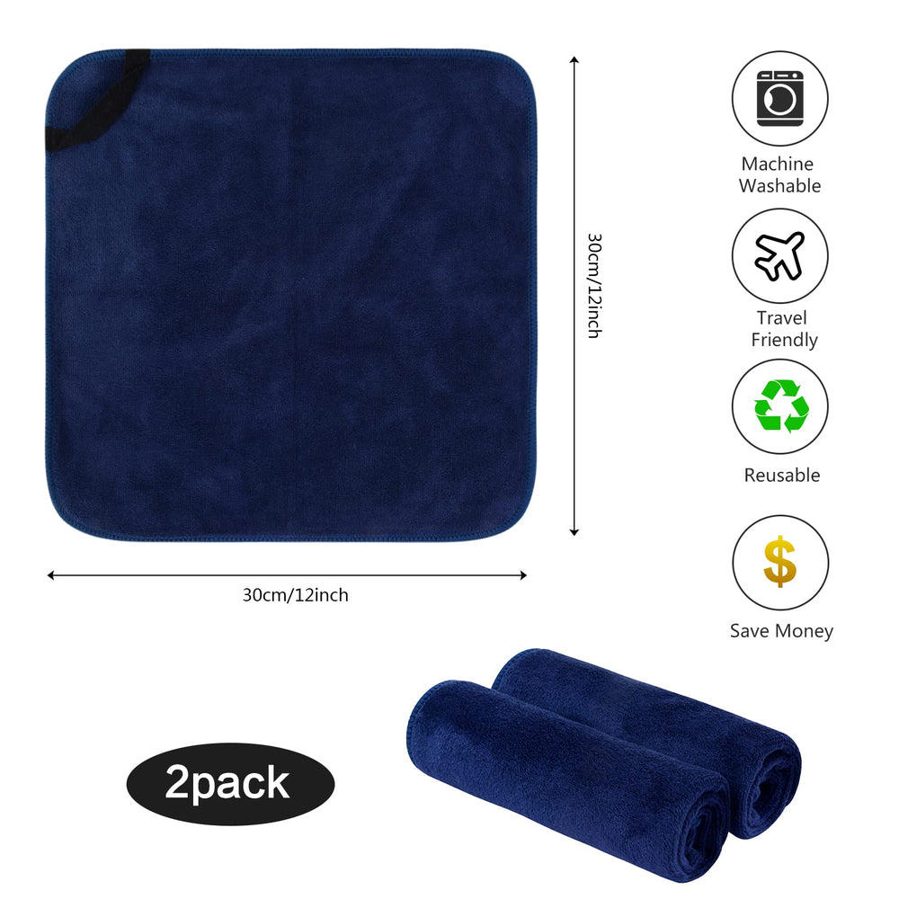 SINLAND two cloths near laundry basket showing reusability and rotation convenience