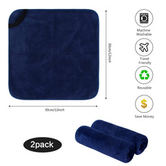 SINLAND two cloths near laundry basket showing reusability and rotation convenience
