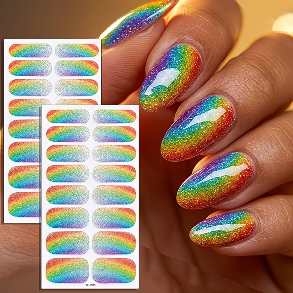 SINSEN nail wrap applied on finger demonstrating instant salon-style finish