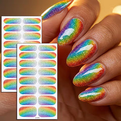 SINSEN nail wrap applied on finger demonstrating instant salon-style finish