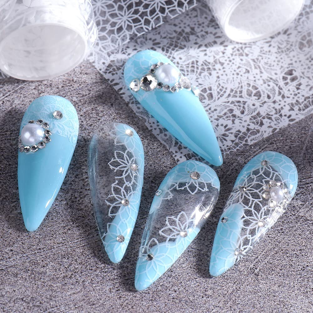 SINSEN application step pressing foil onto nail demonstrating quick transfer