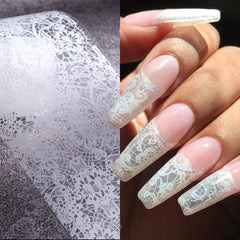 SINSEN close-up lace detail revealing fine floral pattern for precise decoration