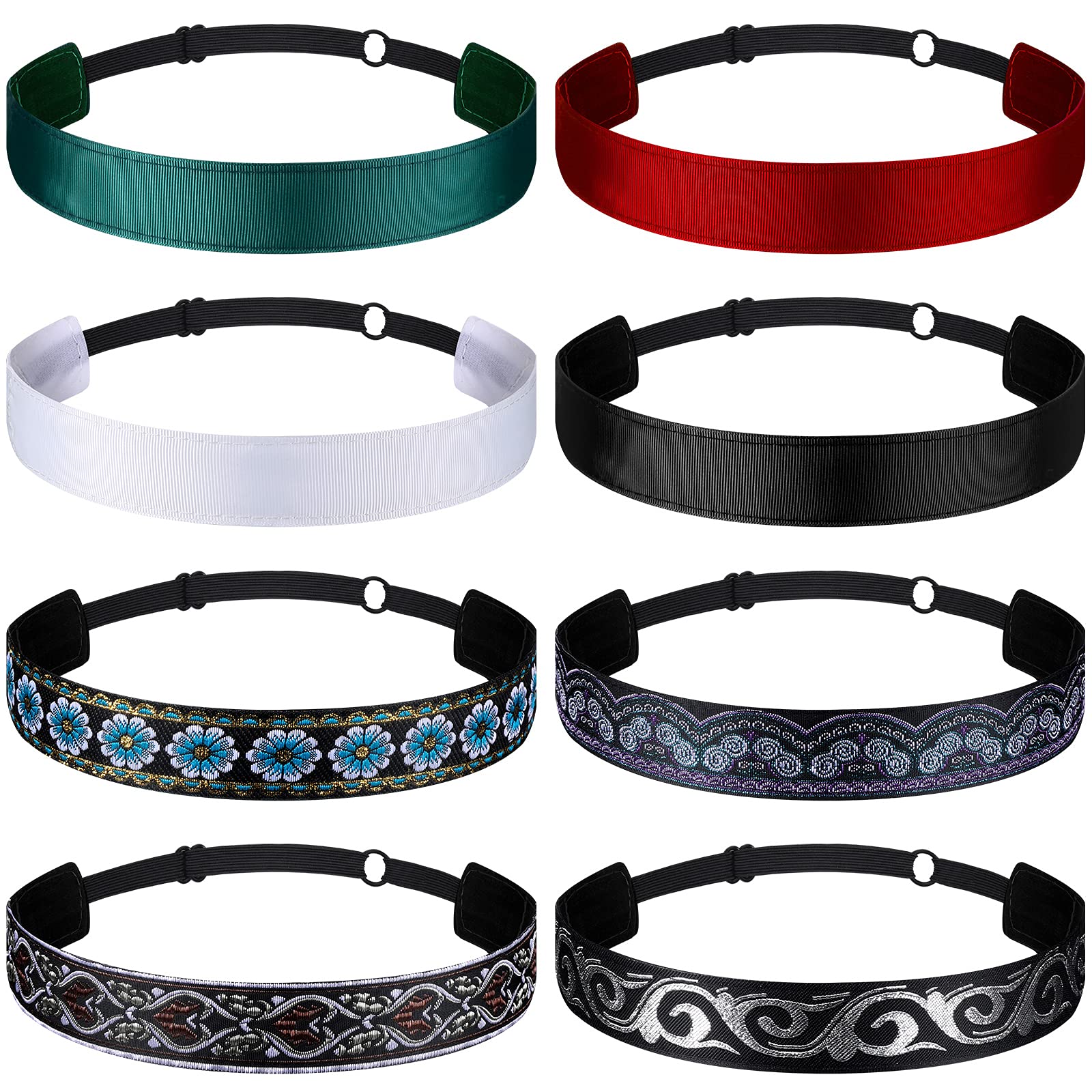 Sintege front packaging showing full 8-piece headband set and variety