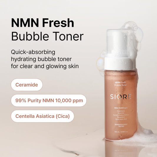 SIORÉ bubble texture close-up demonstrating lightweight absorption